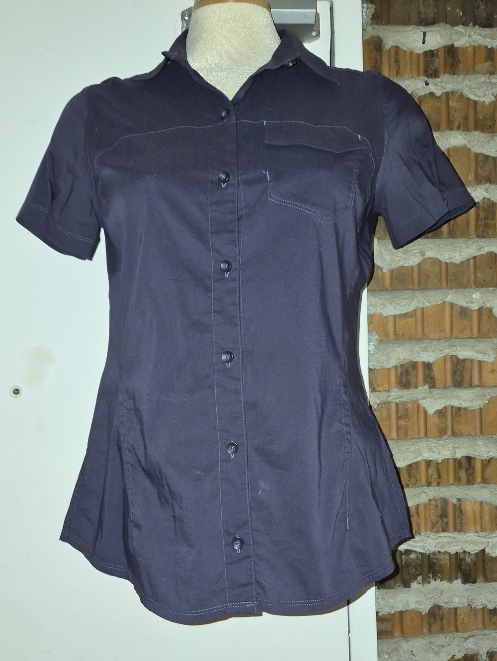 Arc'teryx A2b Ss Shirt Button Up Pocket Trim Fit Size M Medium
